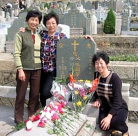 Visiting 7th Uncle's grave