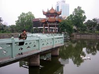 pagoda in a Fuzhou park