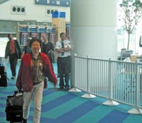 Li-qing arrive at Portland airport
